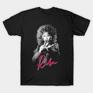Reba // Vintage-Style 80s Fan Design T-Shirt